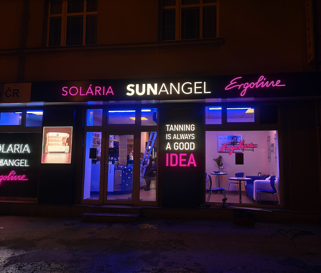 Branding provozoven Solaria Sunangel